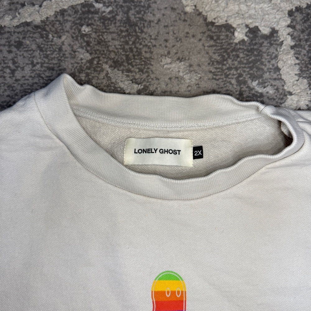 Lonely Ghost “Lonely” Apple Crewneck - Picture 4 of 9